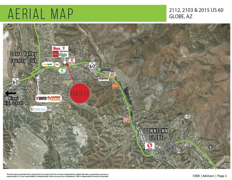 More Photos Of 2115 US Highway 60, Globe Unknown For Lease