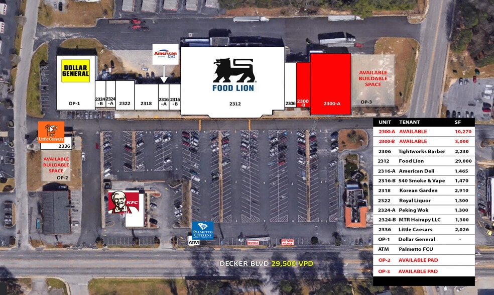 More Photos Of 2300-2324 Decker Blvd, Columbia Unknown For Lease