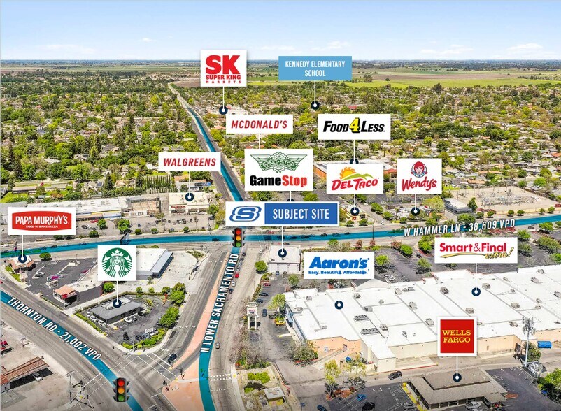 850 W Hammer Ln, Stockton, CA 95210 Retail