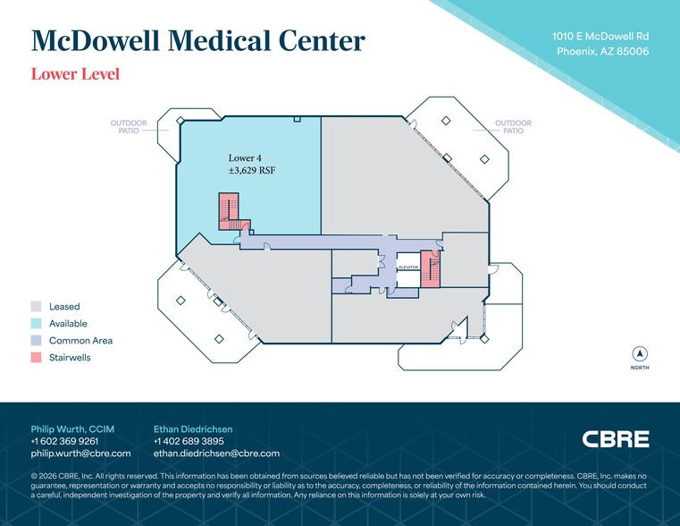 Primary Photo Of 1010 E McDowell Rd, Phoenix Medical For Lease