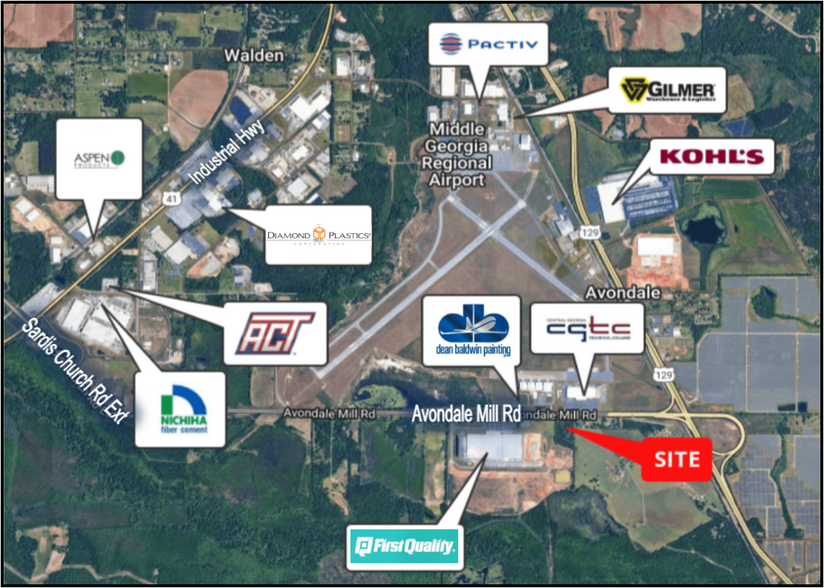 Primary Photo Of 1888 Avondale Mill Rd, Macon-Bibb Land For Sale