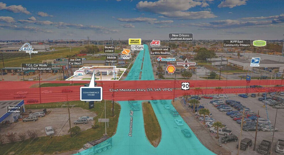 More Photos Of 5855 Chef Menteur Hwy, New Orleans Convenience Store For Sale