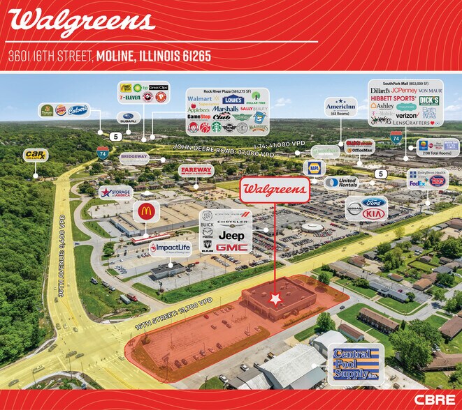 More Photos Of 3601 16th St, Moline Drugstore For Sale