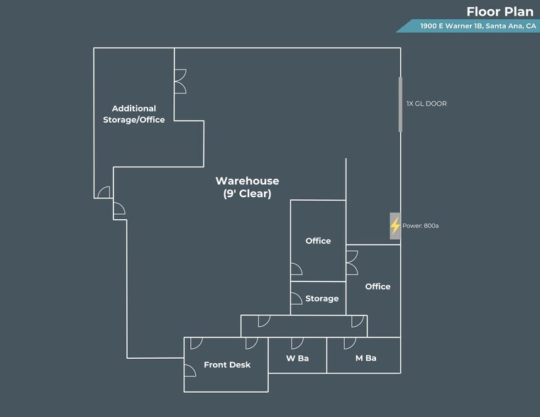More Photos Of 1900 E Warner Ave, Santa Ana Light Manufacturing For Lease