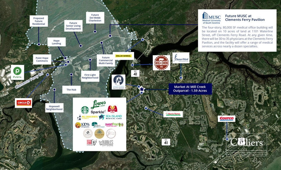 More Photos Of 2100 Highway 41, Mount Pleasant Land For Sale