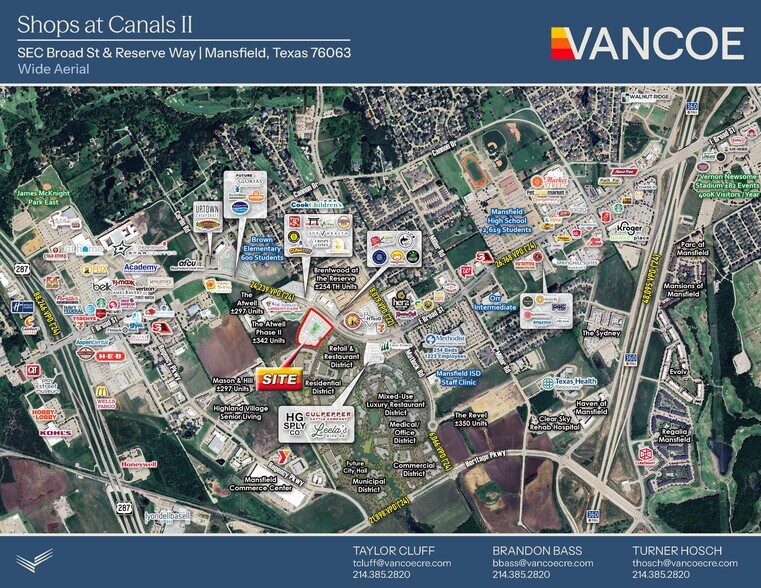 More Photos Of SEC Broad St & Reserve Way, Mansfield Unknown For Lease