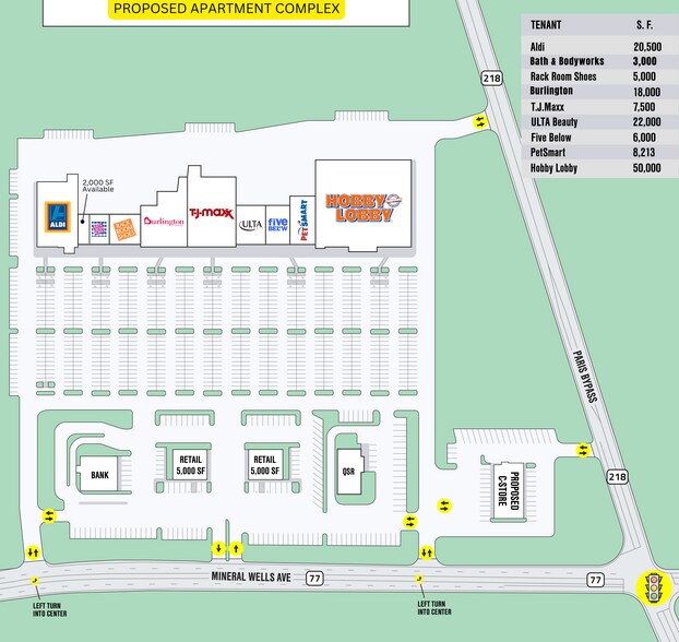 Primary Photo Of 800 Mineral Wells ave, Paris Land For Lease