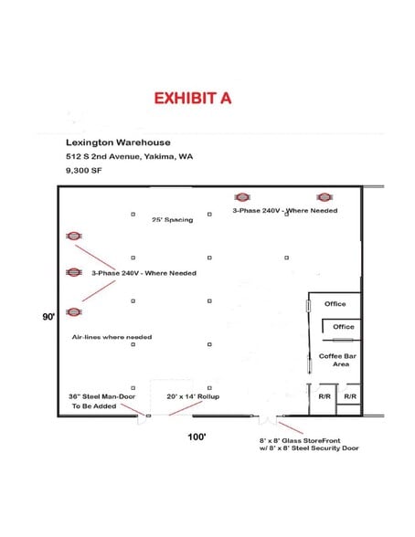 More Photos Of 512 S 2nd Ave, Yakima Warehouse For Lease