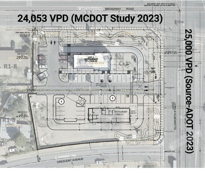 Primary Photo Of SWC Ellsworth & Broadway, Mesa Land For Lease