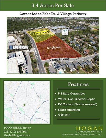 More Photos Of Raba & Village Parkway Dr, San Antonio Land For Sale