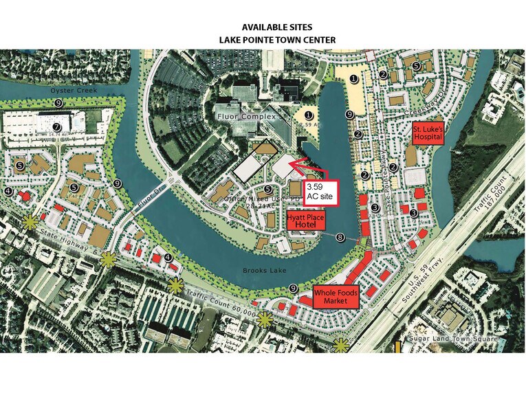 More Photos Of Lake Pointe Pky & US 59, Sugar Land Land For Sale