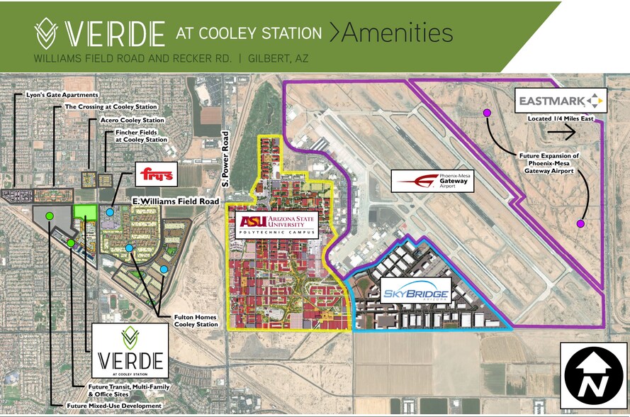 More Photos Of SWC Williams Field & Recker Rd, Gilbert Storefront For Lease