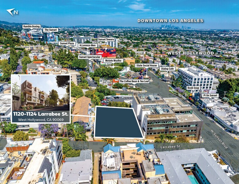 Primary Photo Of 1124 Larrabee St, West Hollywood Land For Sale