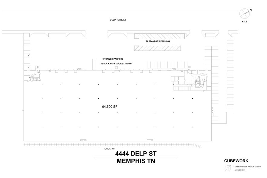 More Photos Of 4430-4444 Delp St, Memphis Distribution For Sale