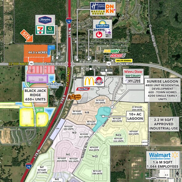 More Photos Of INTERSTATE 75 & CORTEZ BOULEVARD, Brooksville Land For Lease