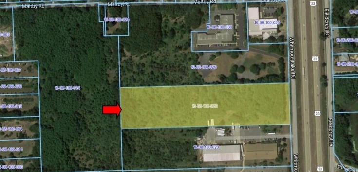 Primary Photo Of 7202 Whitmore Lake Rd, Brighton Land For Sale