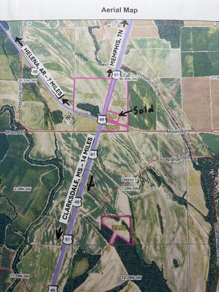 Primary Photo Of Hwy 61 & 49 Intersection, Coahoma Land For Sale