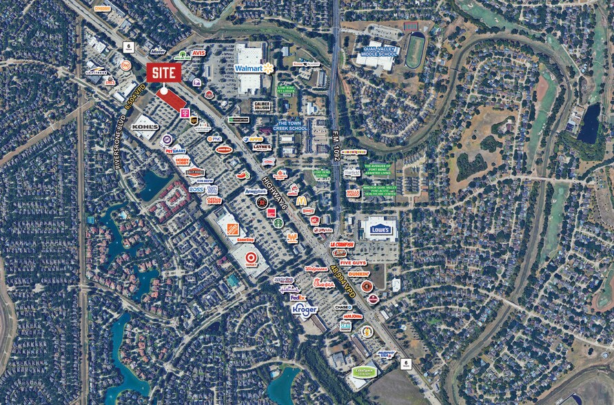 Primary Photo Of SWQ Riverstone & HWY 6 blvd, Missouri City Land For Lease