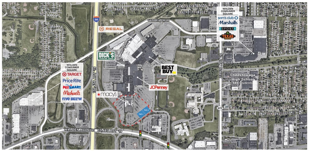 Primary Photo Of 1 Walden Galleria, Buffalo General Retail For Lease