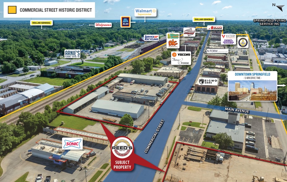 More Photos Of 600-611 W Commercial St, Springfield Warehouse For Sale