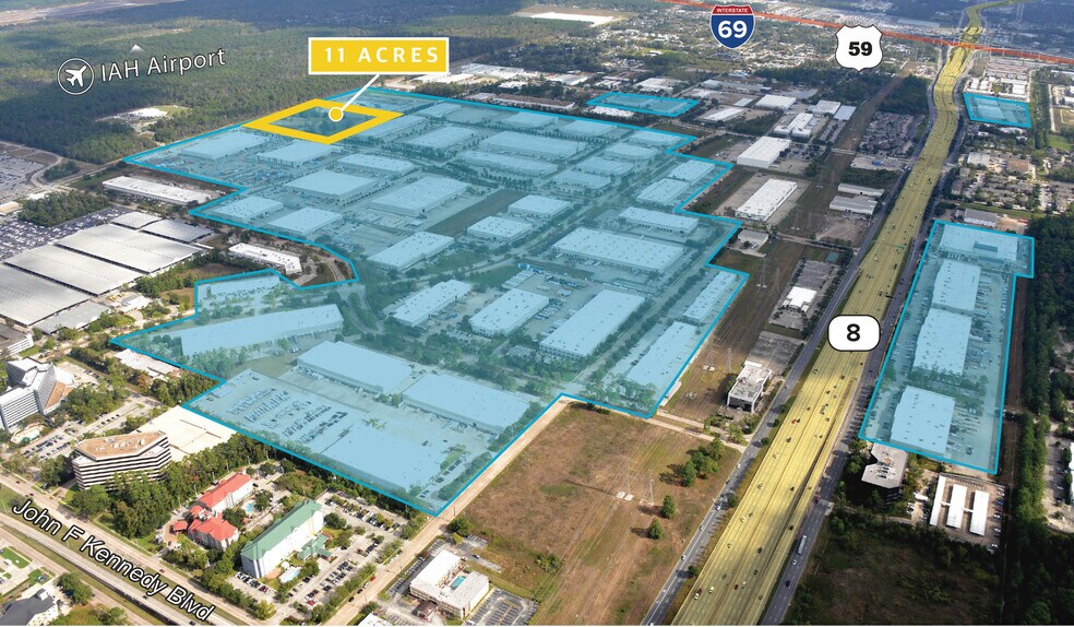 Primary Photo Of SE Corner of Greens Road and Diplomatic Circle, Houston Land For Lease