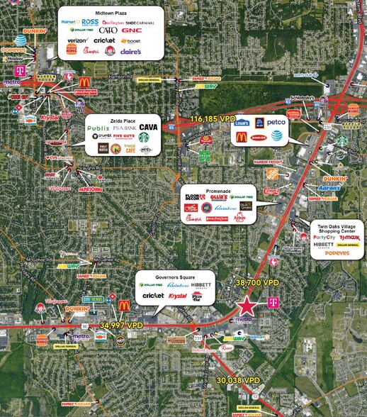 3760 Norman Bridge Rd, Montgomery, AL 36105 Retail For Lease