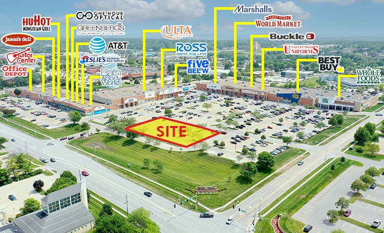 Primary Photo Of Water Tower Place Outparcel, West Des Moines Land For Lease