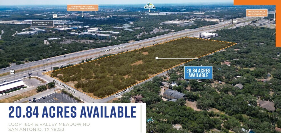 More Photos Of Loop 1604 & Valley Meadow Road, San Antonio Land For Sale