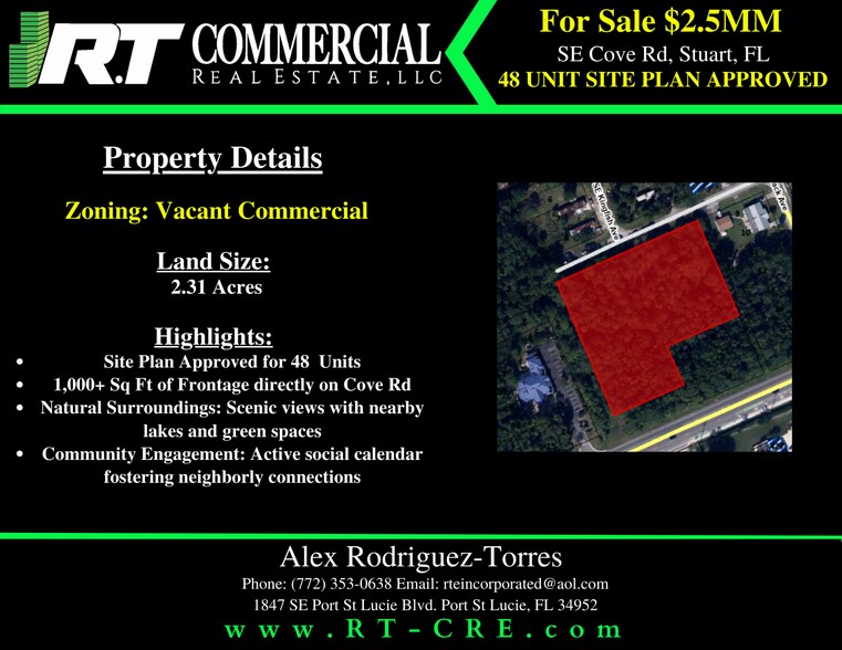 More Photos Of 0 Cove Street and Jack Street, Stuart Land For Sale