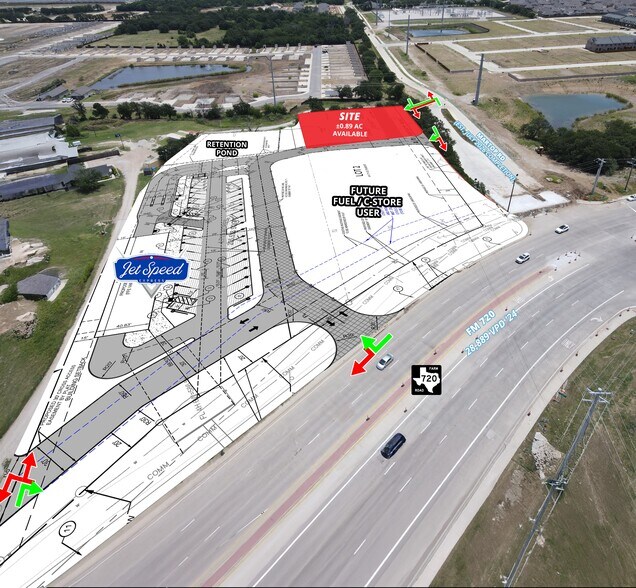 Primary Photo Of 3301 W FM 720, Oak Point Land For Lease