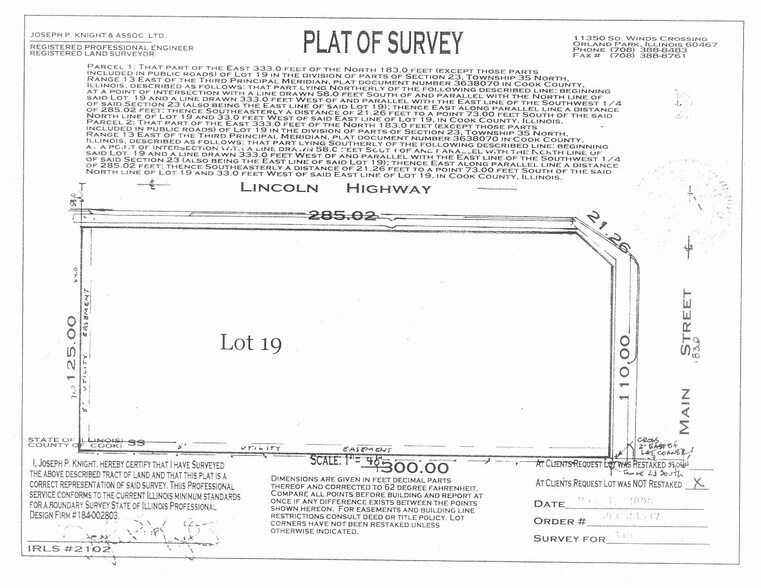 More Photos Of 3601-3611 W Lincoln Hwy, Matteson Land For Sale