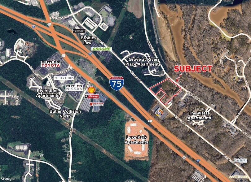 Primary Photo Of Arkwright Rd @ Sheraton Dr, Macon-Bibb Land For Sale