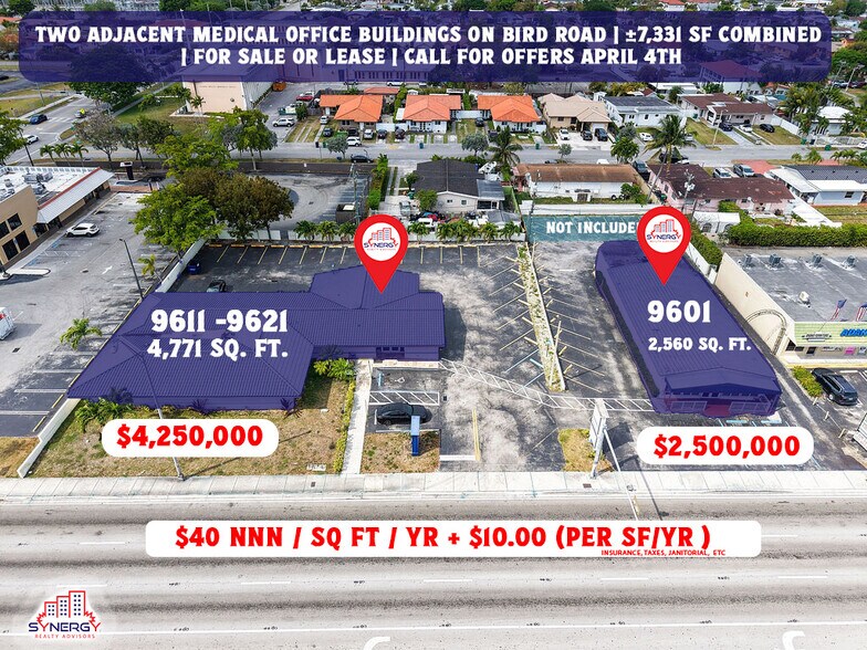 Primary Photo Of 9601 SW 40th St, Miami Medical For Sale