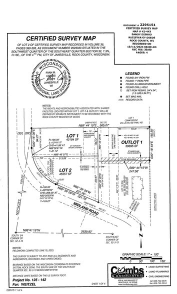 More Photos Of 631 Midland Rd, Janesville Land For Sale