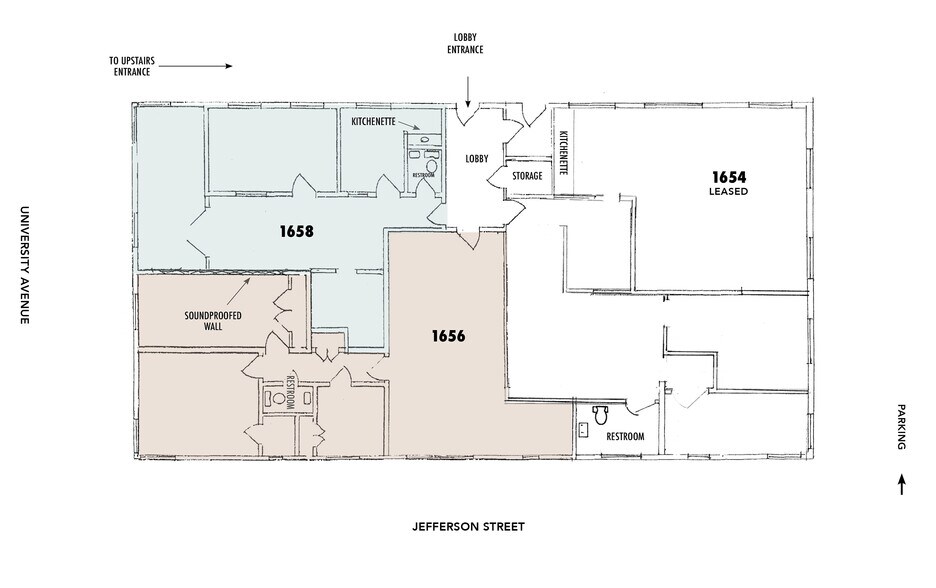 More Photos Of 1658 University Ave, Berkeley Storefront Retail Office For Lease