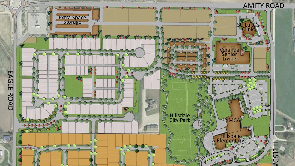 Primary Photo Of Amity Road and Eagle Road, Meridian Land For Sale