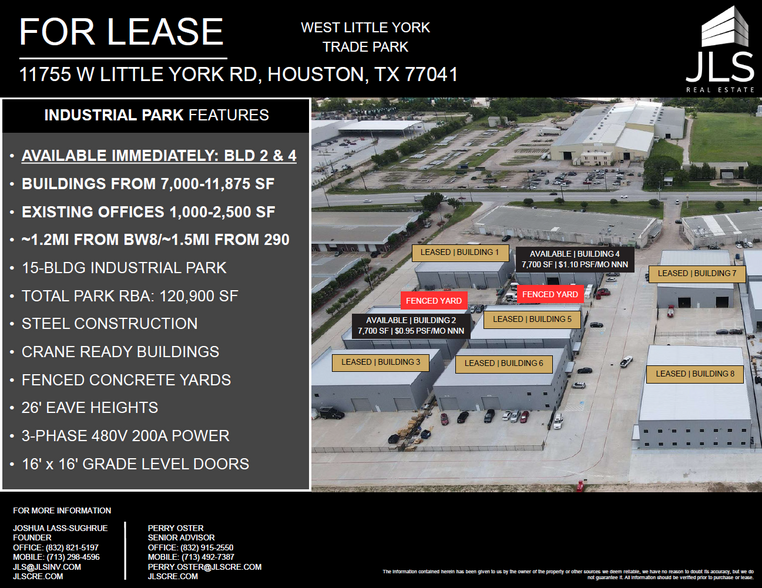 Primary Photo Of 11755 W Little York Rd, Houston Unknown For Lease