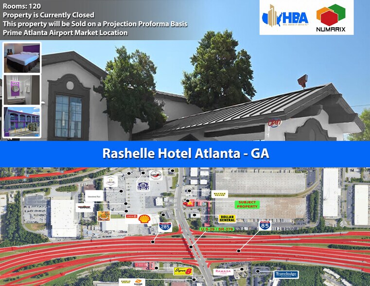 Primary Photo Of 4874 Old National Hwy, College Park Hotel For Sale