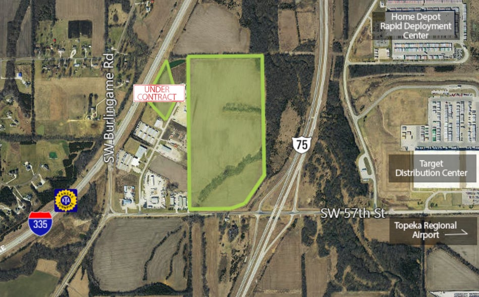 Primary Photo Of 57th & Highway 75 @ I-75 Hwy, Topeka Land For Sale