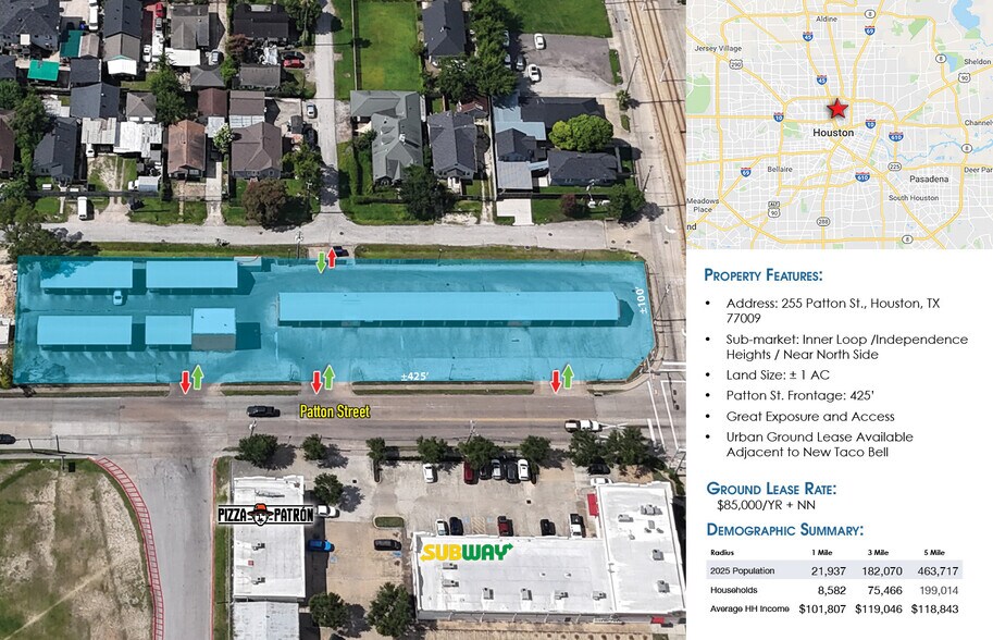More Photos Of 255 Patton St, Houston Land For Lease