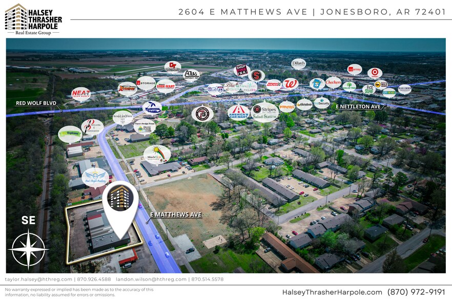More Photos Of 2604 E Matthews Ave, Jonesboro Flex For Lease