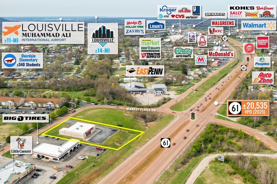 Primary Photo Of 294 Market Place Dr, Louisville Freestanding For Sale