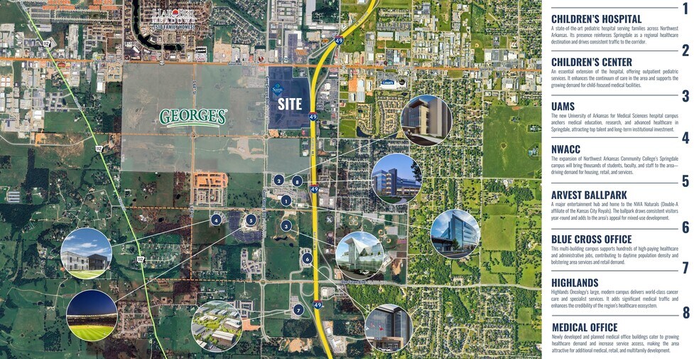 More Photos Of Highway 412 & Interstate 49, Springdale Land For Sale