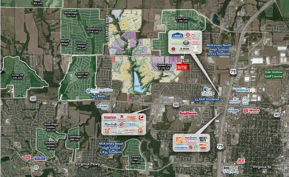 More Photos Of SWQ of Wilmeth Rd & Hardin blvd, McKinney Storefront For Lease