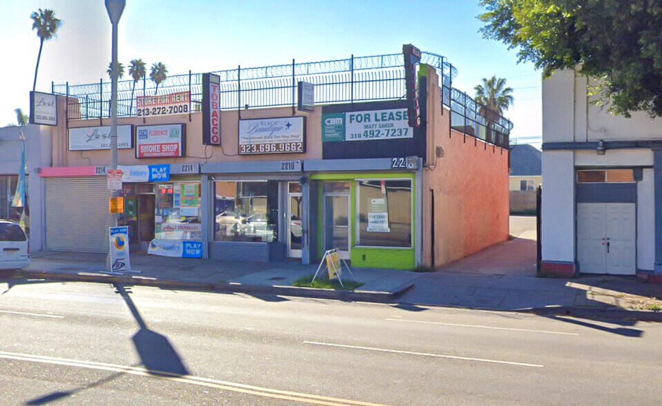 Primary Photo Of 2214-2218 W Florence Ave, Los Angeles Storefront For Lease