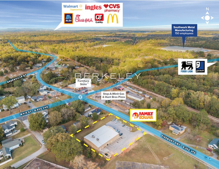 More Photos Of 10 S Piedmont Hwy, Piedmont General Retail For Sale