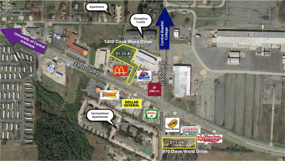 More Photos Of 970 Dave Ward Dr, Conway Land For Sale