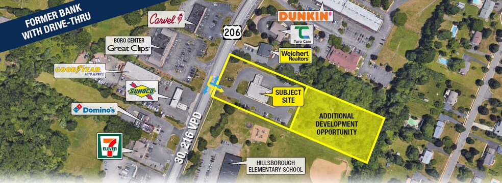 More Photos Of 425 Rt 206, Hillsborough Bank For Lease