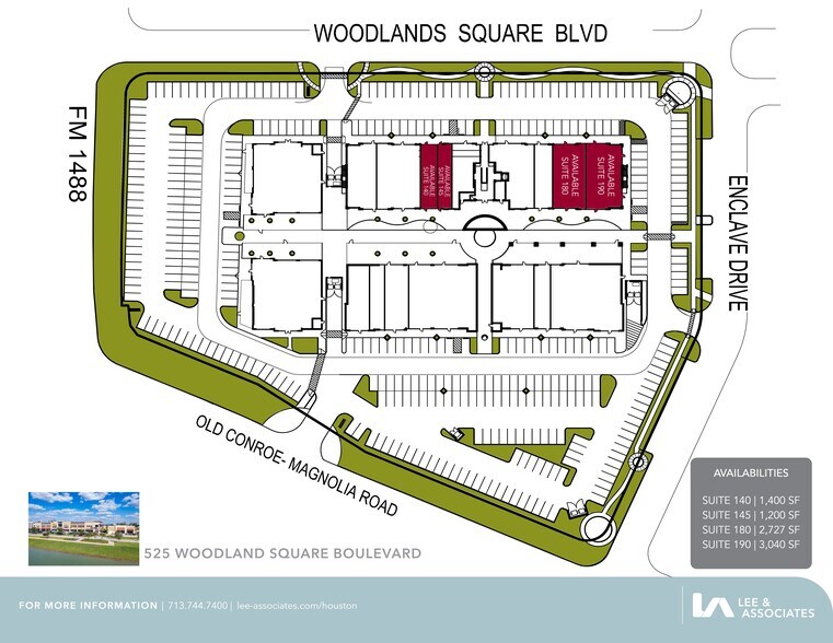 More Photos Of 525 Woodland Square Blvd, Conroe Unknown For Lease