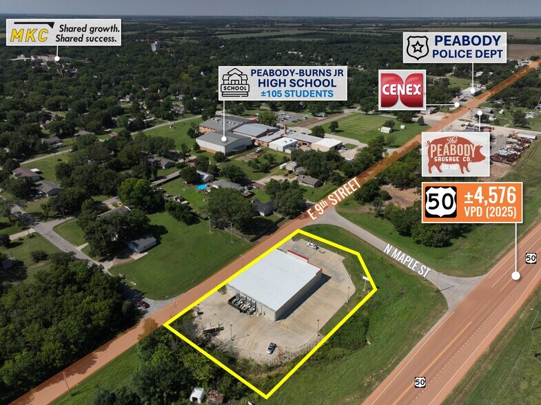 More Photos Of 309 E 9th St, Peabody Storefront For Sale